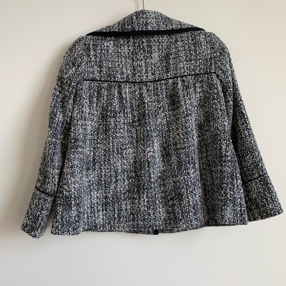 BCBG Tweed Button Front Jacket - Picture 6 of 8